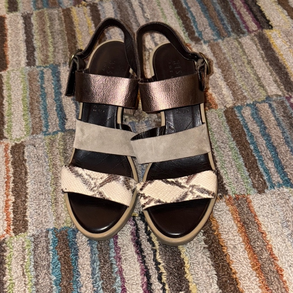 Hispanitas, Three-Strap heeled sandal, size 40